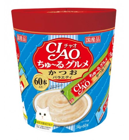[CAT] 챠오츄르 구루메 - 가다랑어 버라이어티 60P