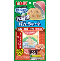 [DOG] 이나바 유산균 퐁츄르 (유산균1000억-장/관절/피부 케어) - 닭가슴살&채소&비프