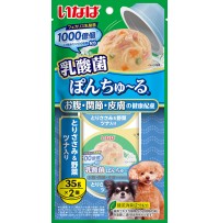 [DOG] 이나바 유산균 퐁츄르 (유산균1000억-장/관절/피부 케어) - 닭가슴살&채소&참치