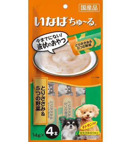 [DOG] 이나바 완츄르 4P- 닭가슴살 & 5가지채소