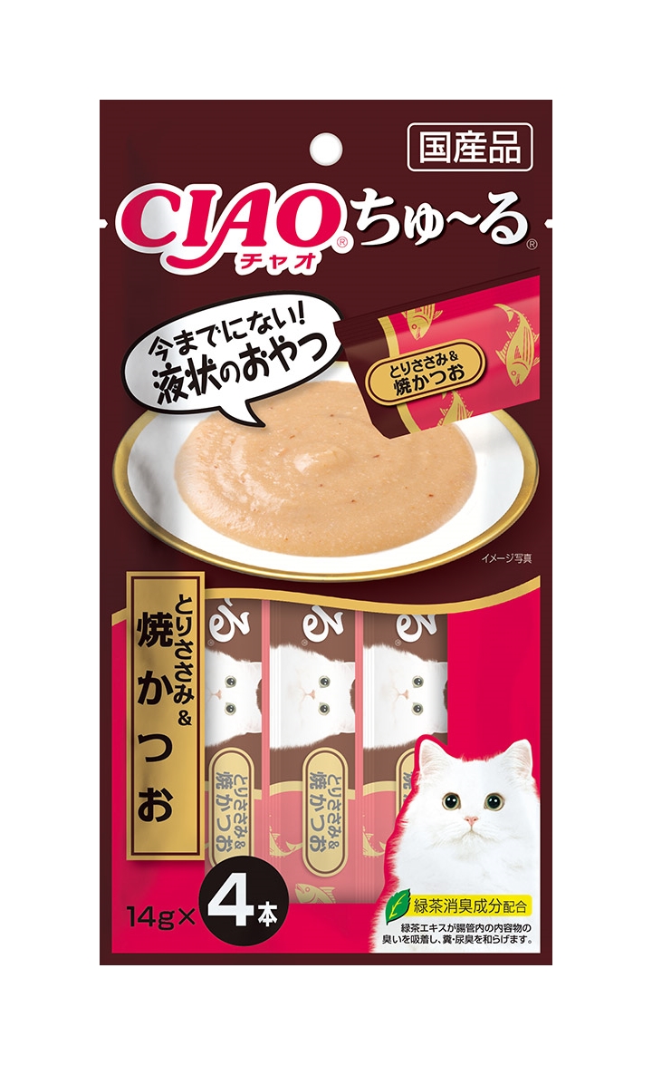 [CAT] 챠오츄르 4P- 닭가슴살&구운가다랑어