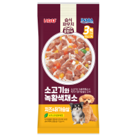 [DOG] 이나바 소고기와 녹황색채소 파우치 - 치즈&닭가슴살