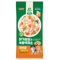 [DOG] 이나바 닭가슴살과 녹황색채소 파우치 - 닭연골