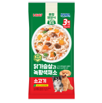 [DOG] 이나바 닭가슴살과 녹황색채소 파우치 - 소고기