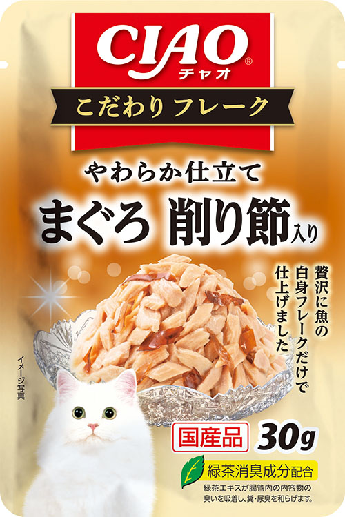 [CAT] 이나바 챠오 프리미엄 플레이크 파우치 - 참치&가다랑어포