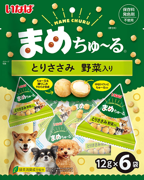 [DOG] 이나바 콩알 츄르 - 닭가슴살&채소