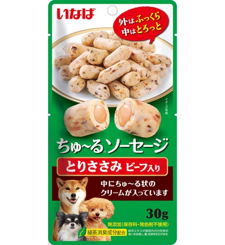 [DOG] 이나바 츄르 소시지 - 닭가슴살&소고기