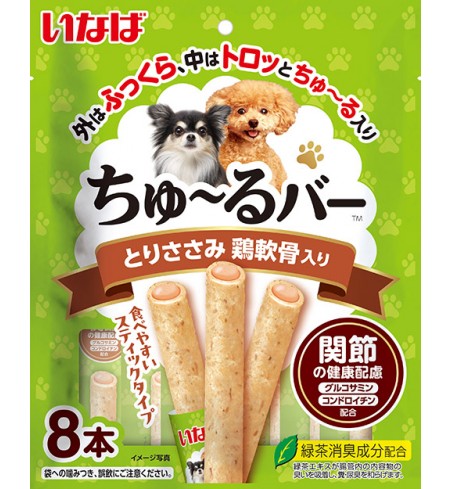 [DOG] 이나바 츄르바 8P - 닭가슴살&닭연골 (관절건강케어)